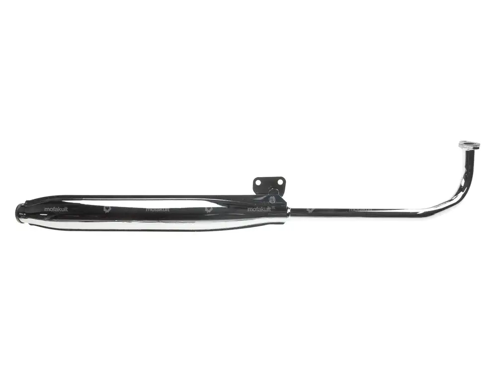 Auspuff 22 mm gerader Auslass Chrom | Tomos