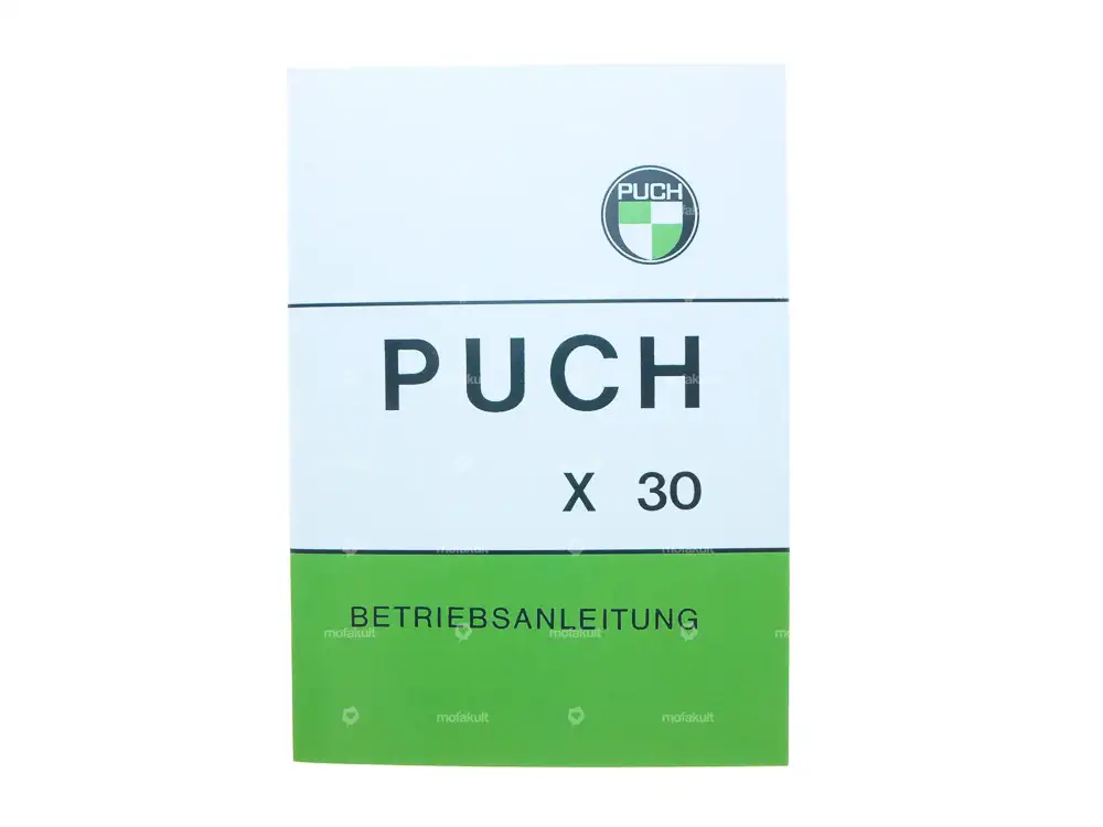 Betriebsanleitung | Puch X30 Sport NS/NL