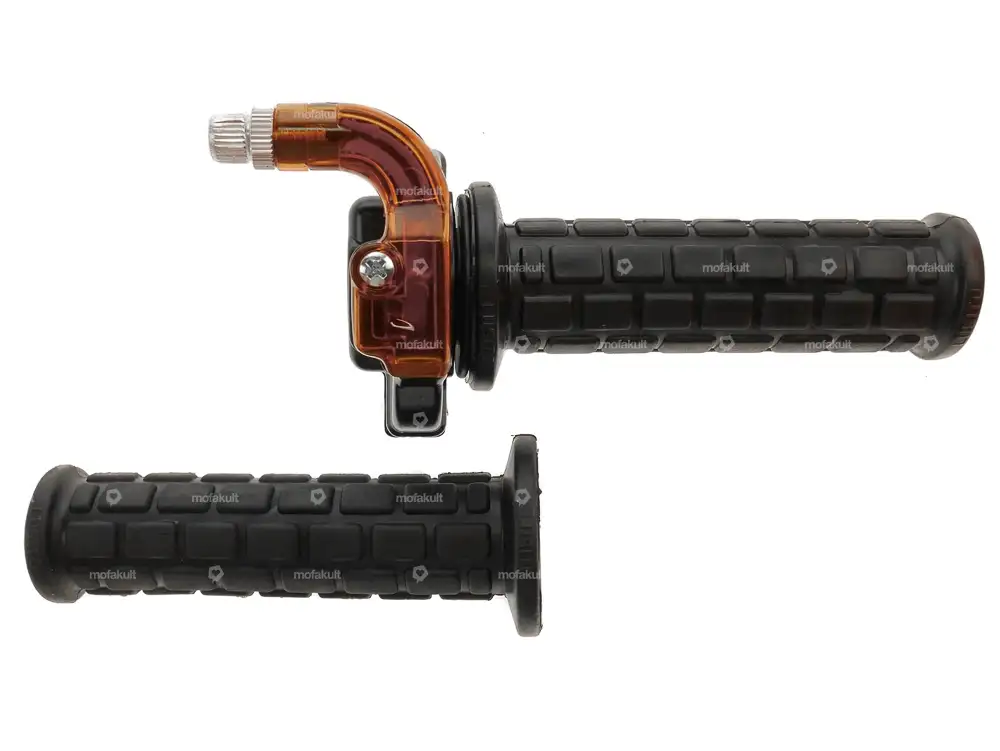 Lusito Gasdrehgriff kurzgas schwarz / orange
