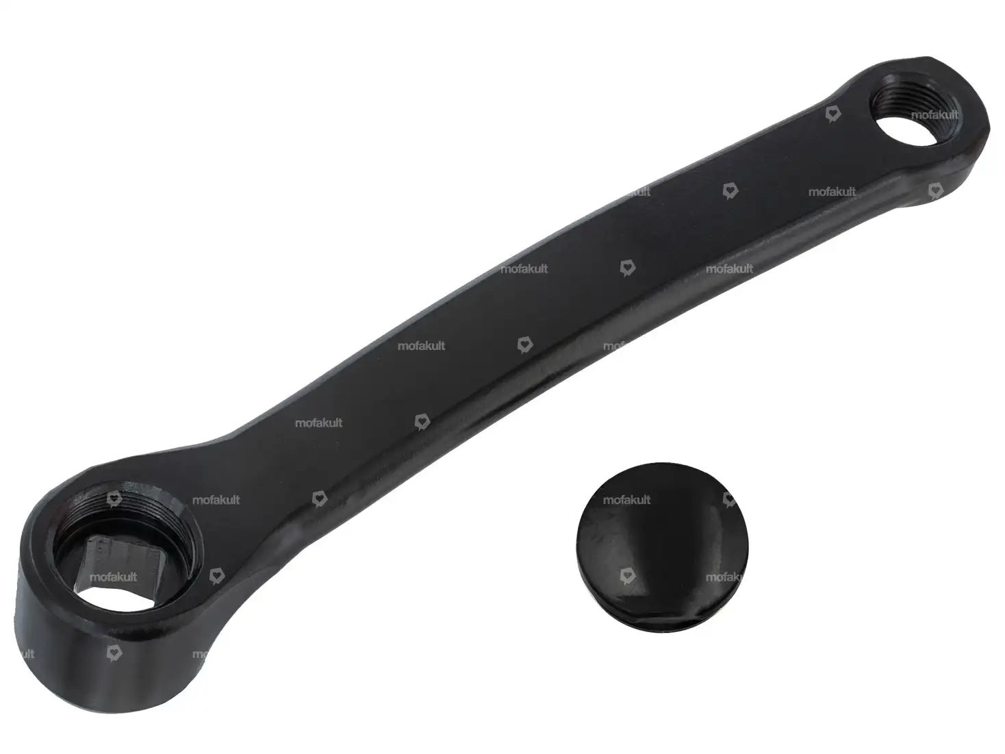 GPO Tretkurbel rechts schwarz (4-kant) | Pony (P8081)