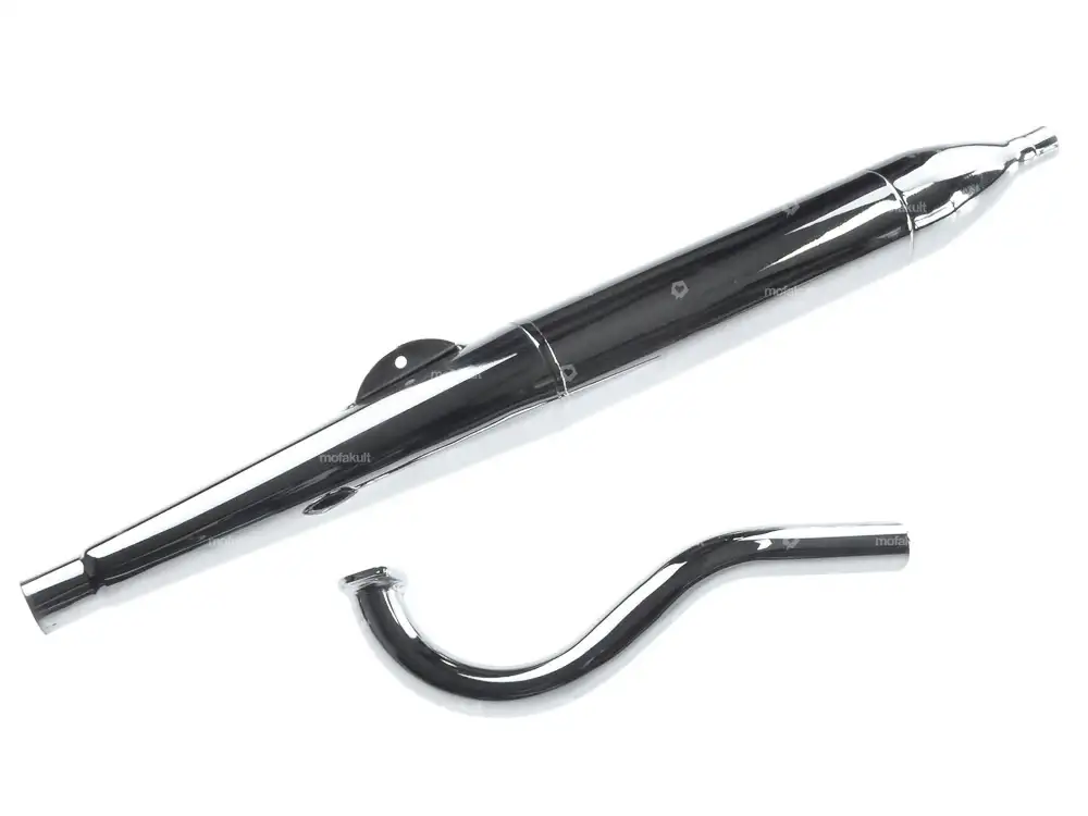 Auspuff Flöte 28 mm Chrom | Puch