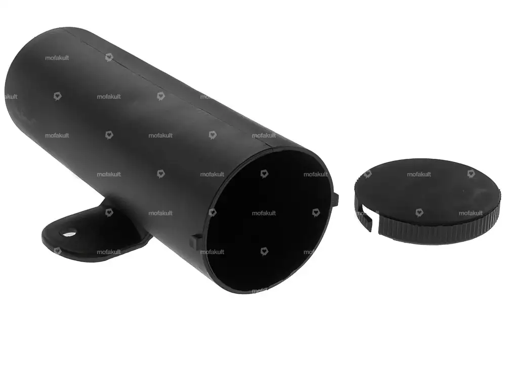 Werkzeugbox rund Kunststoff schwarz