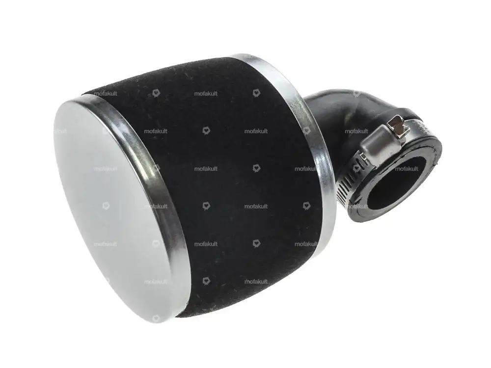 90° Rennluftfilter Schaumstoff Ø 27 / 34 mm