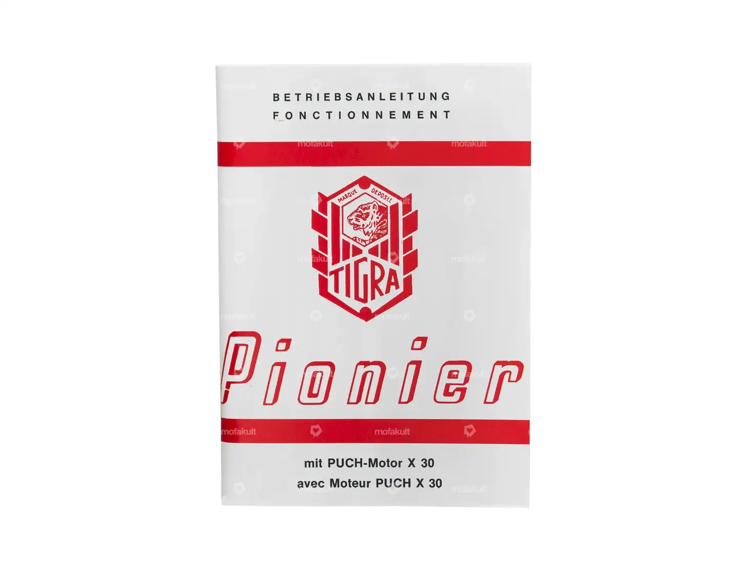 Betriebsanleitung | Tigra Pionier mit X30 Motor (Velux)