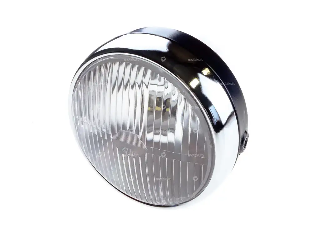 GUIA Scheinwerfer rund Ø 14 cm Chrom / schwarz
