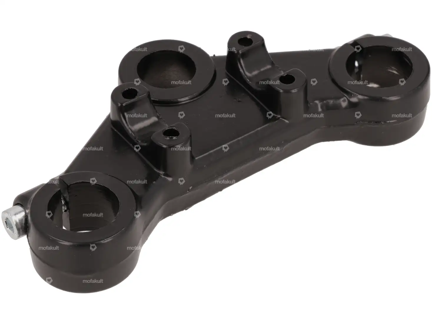 EBR obere Gabelbrücke Alu (Ø 28 mm Holmen) schwarz