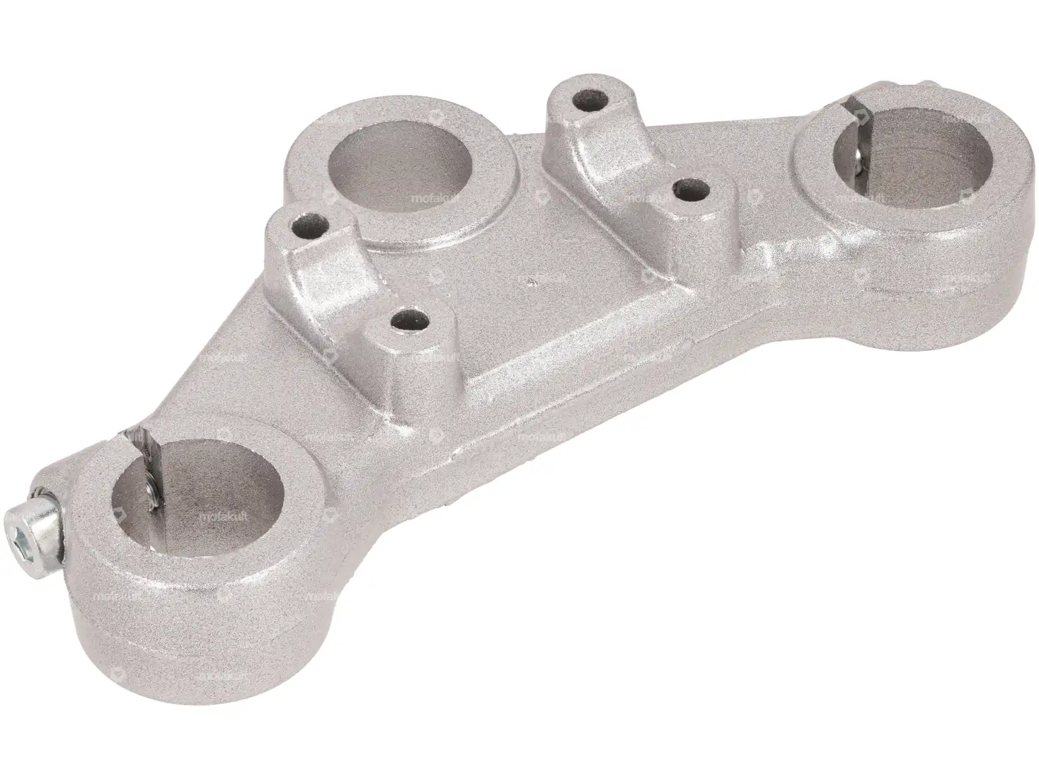 EBR obere Gabelbrücke Alu (Ø 28 mm Holmen) silber