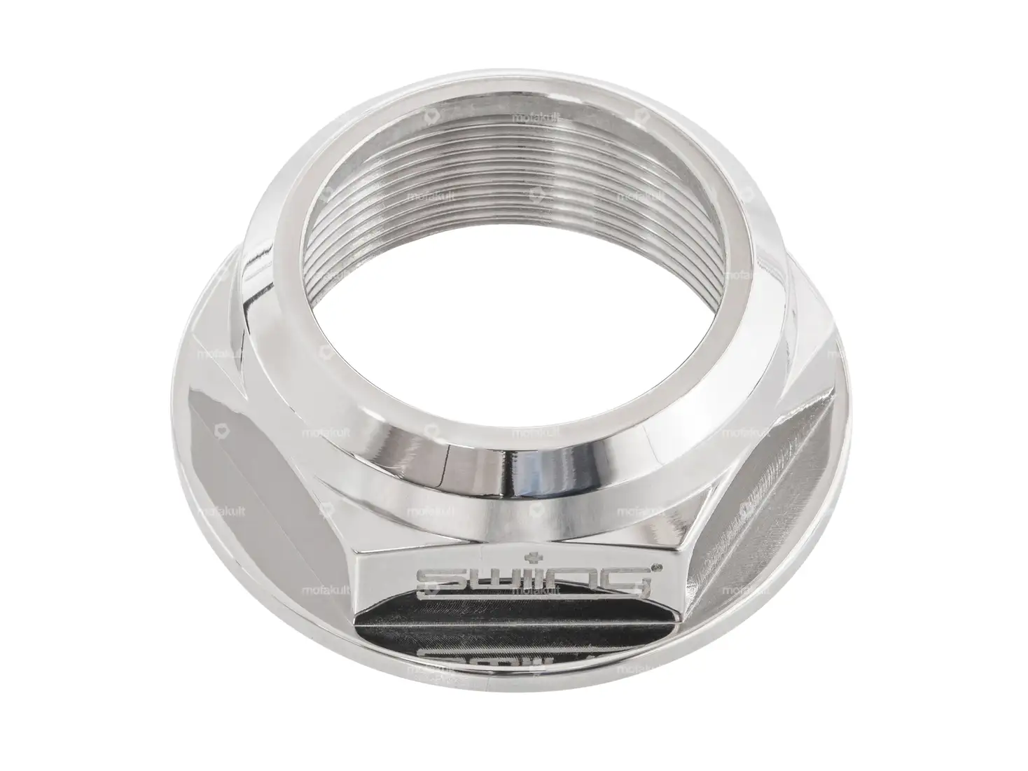 swiing® revival Gabelschaftmutter M26x1 offen Vorbau Inox