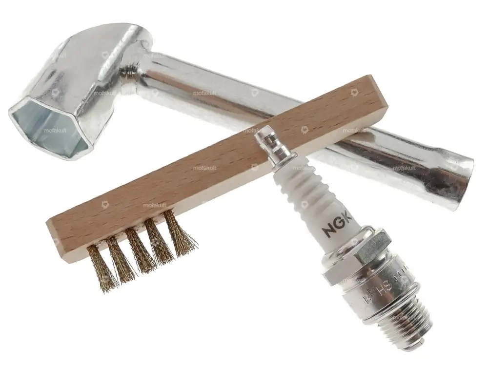 Set Kerze, Schlüssel & Bürste für unterwegs