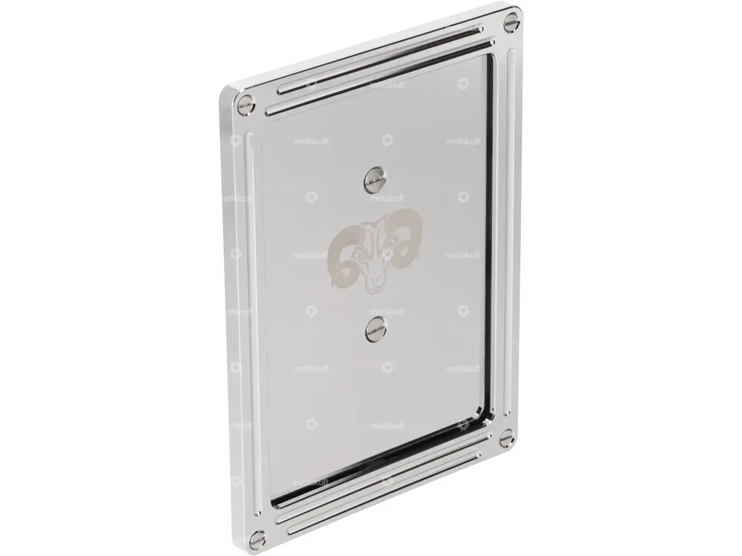 66HEROES Nummernrahmen Custom Chrom (CH-Version)