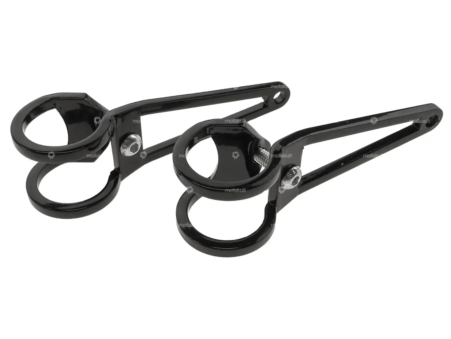 MLM Lampenhalterungen Ø 28 mm schlicht schwarz