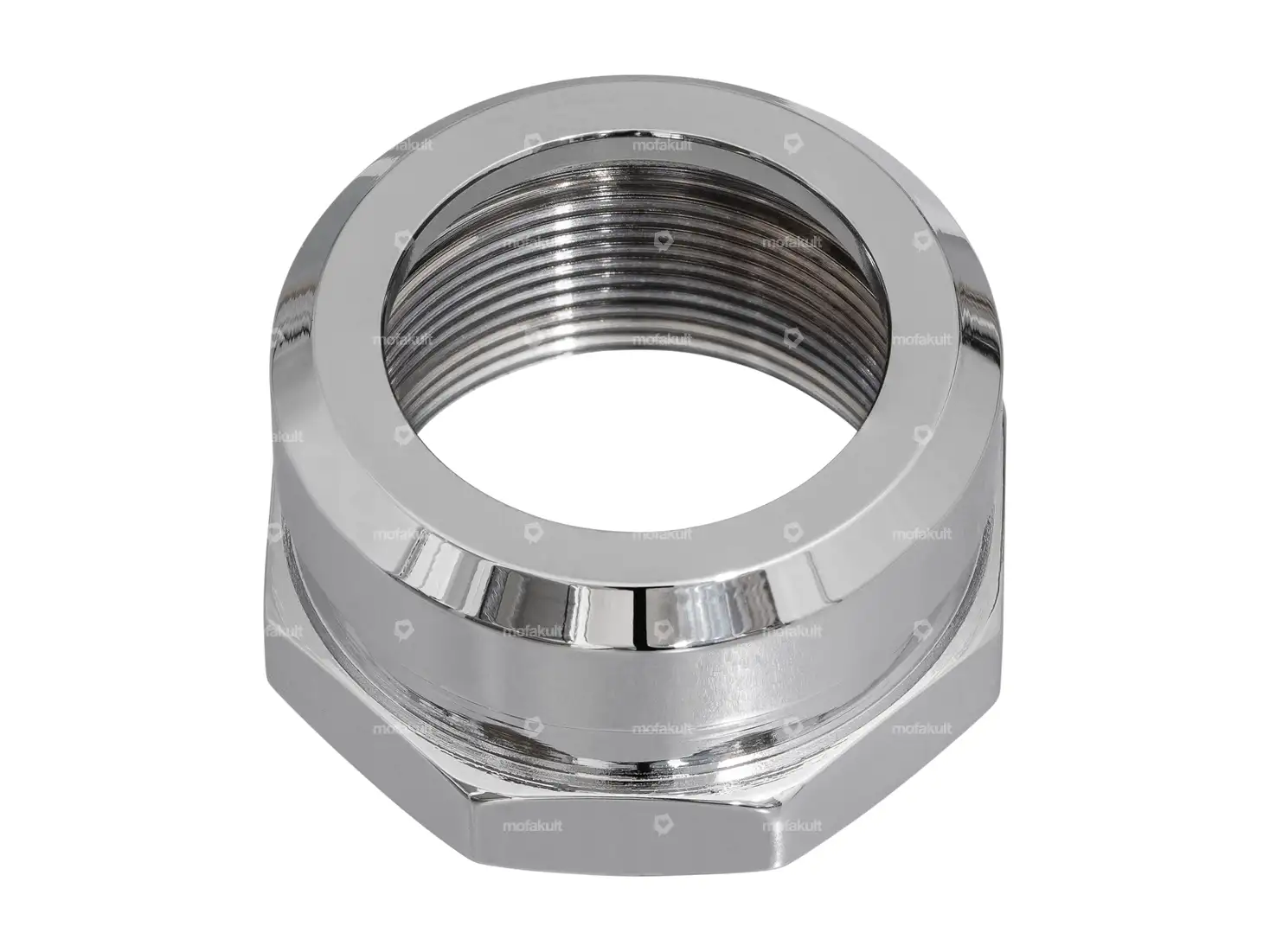 swiing® revival Gabelschaftmutter 1" / 24G offen Vorbau Chrom | Piaggio Ciao