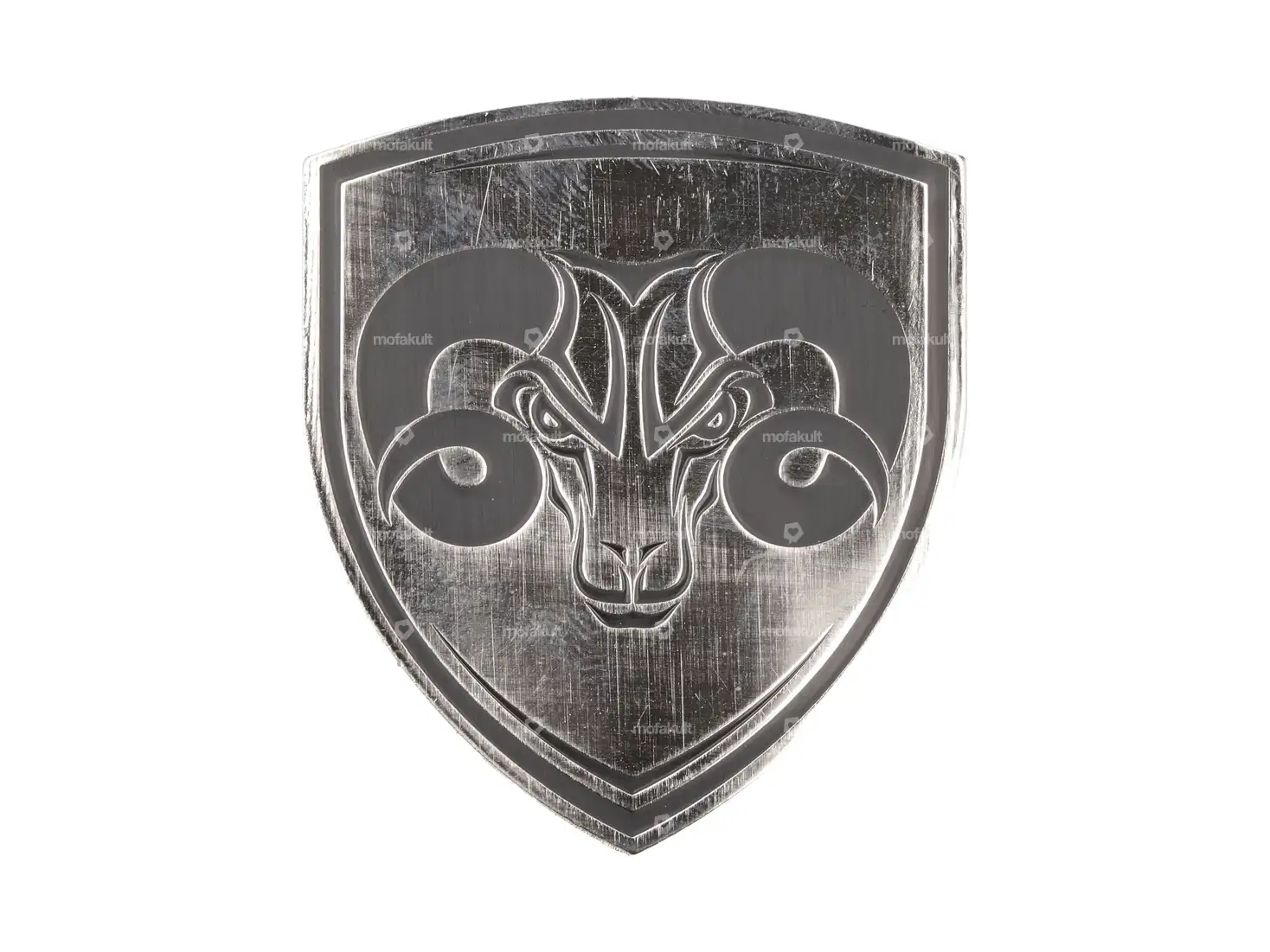 66HEROES Markenschild flach Chrom