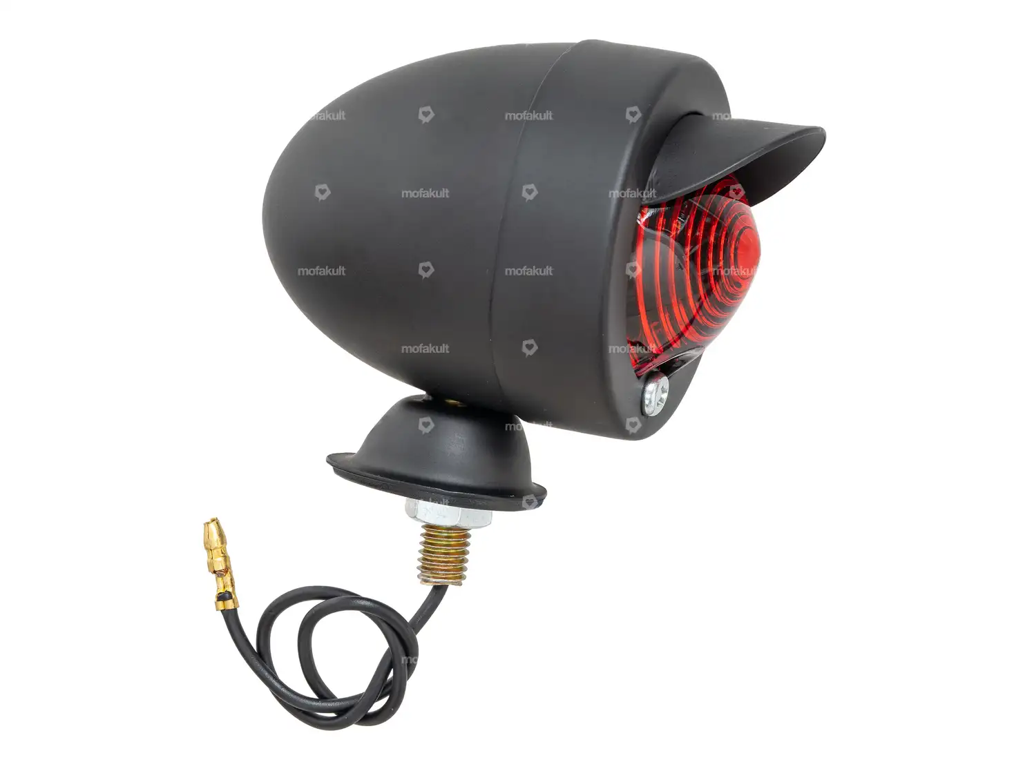 GPO Rücklicht «Arkansas» mit Spoiler schwarz matt