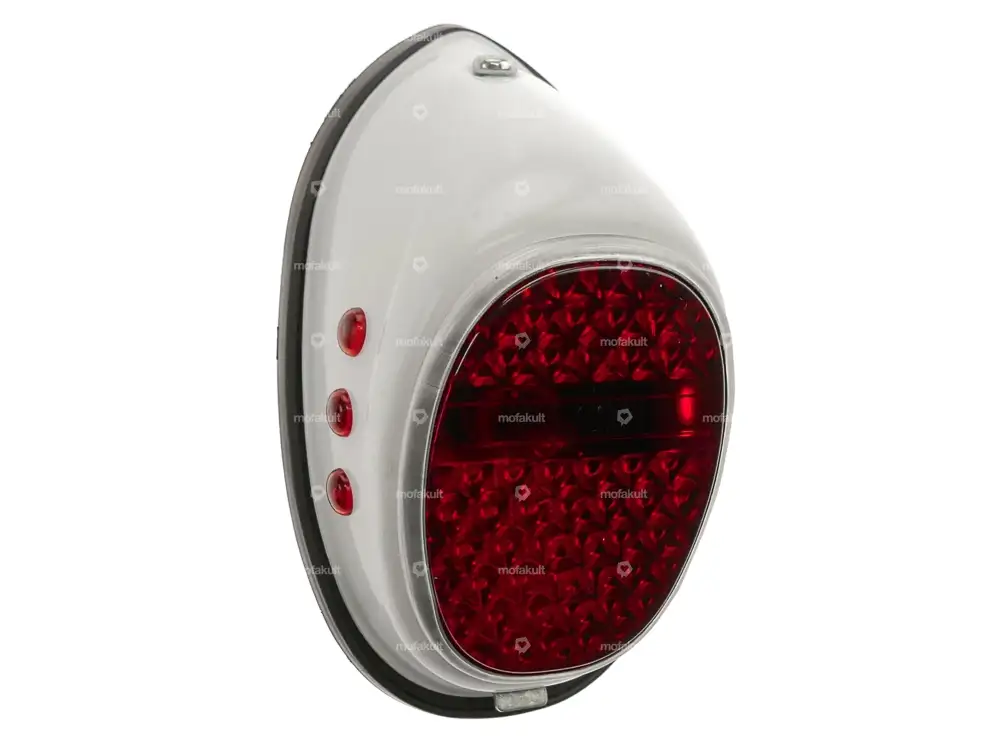 GPO Rücklicht mit Unterlage weiss