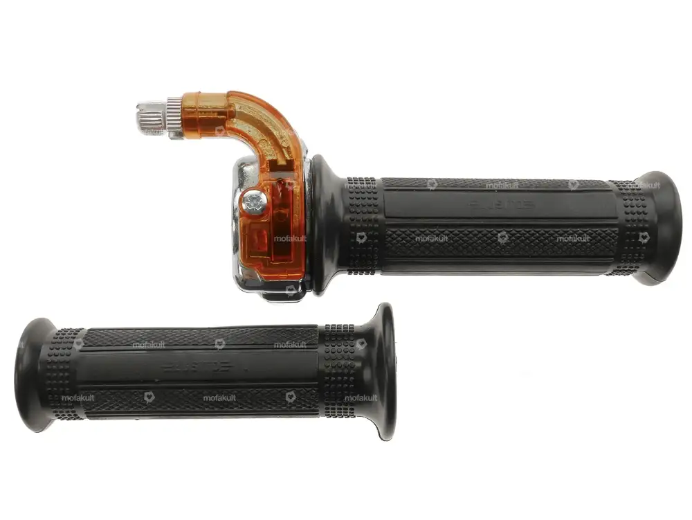 Lusito Gasdrehgriff Alu blank / orange