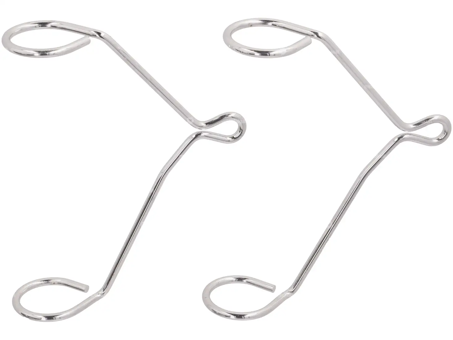 EBR Lampenhalterung Ø 28 mm Gabel Chrom | Piaggio Ciao / Hercules / Alpa