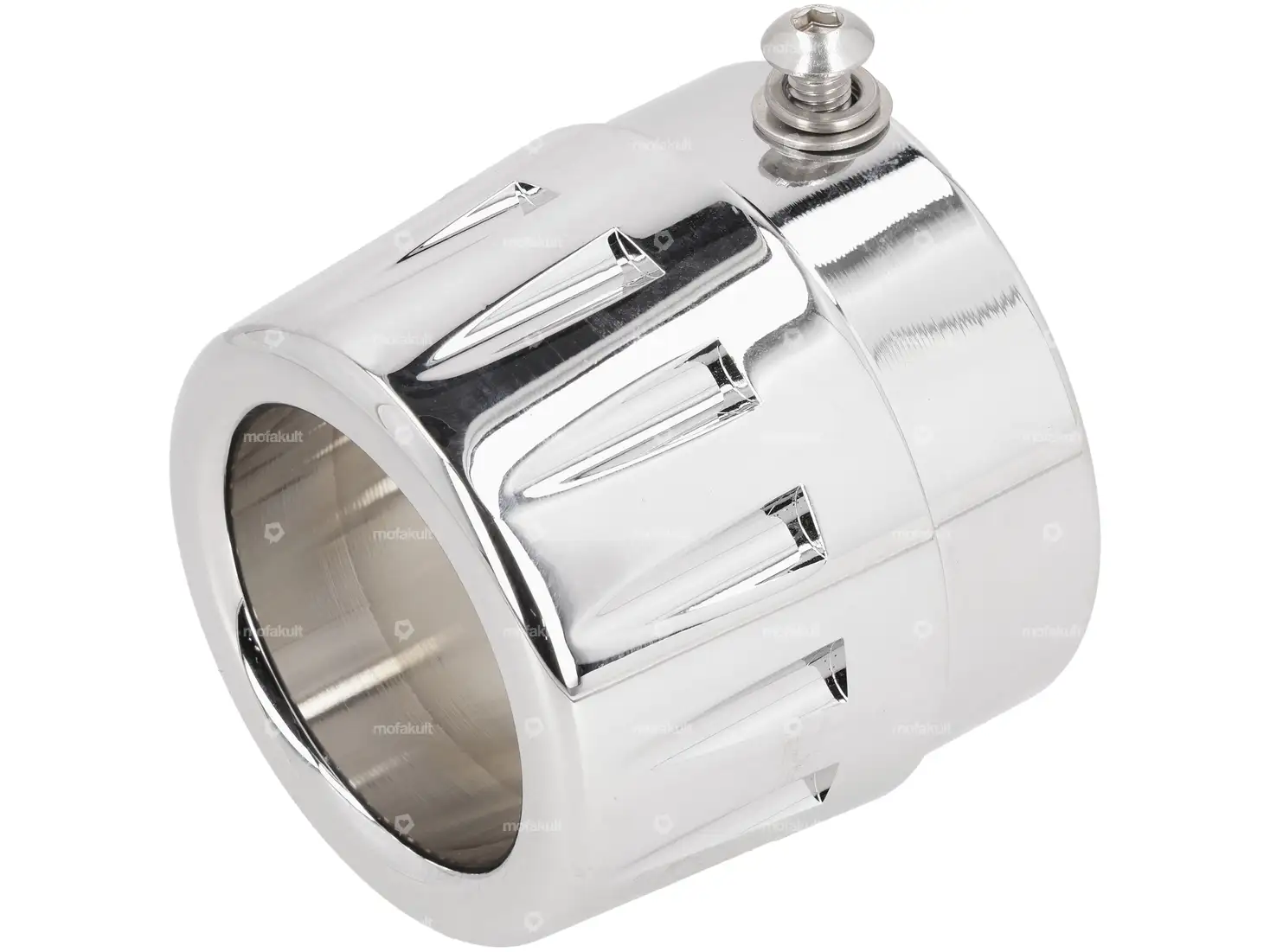 66HEROES Endstück CNC Auspuff Chrom