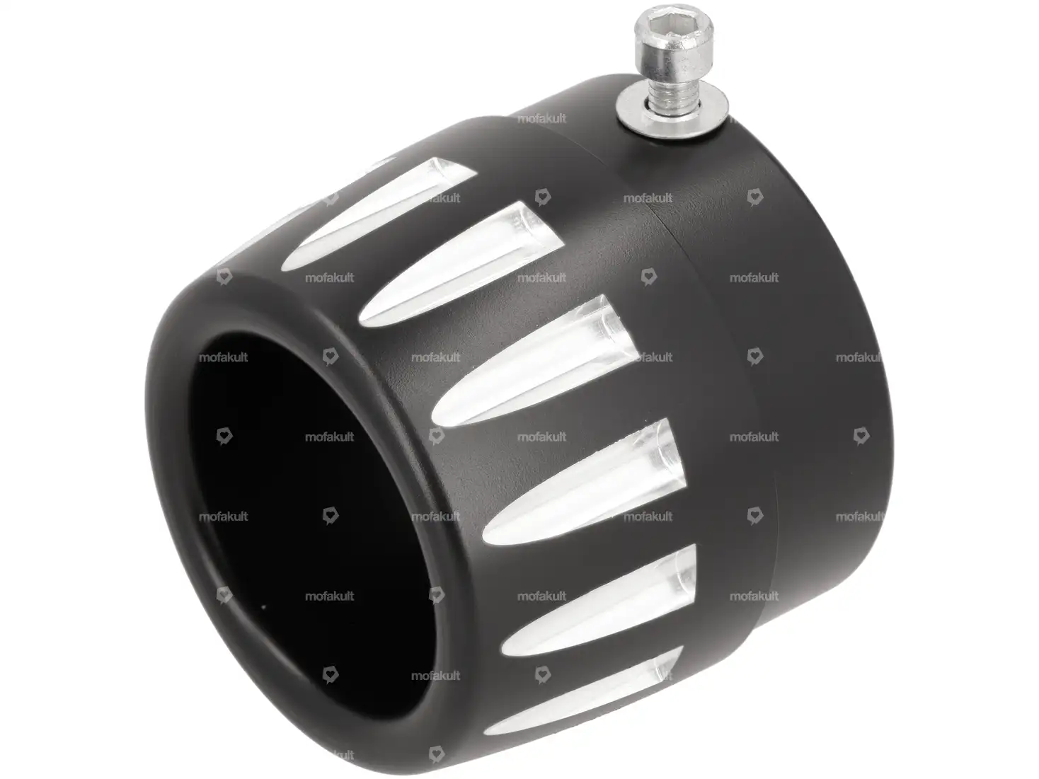 66HEROES Endstück CNC Auspuff schwarz