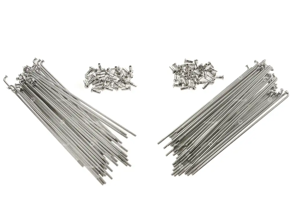 GPO 17" Speichen-Set inkl. Nippel (Rücktrittfelge HR90-Nabe) Inox