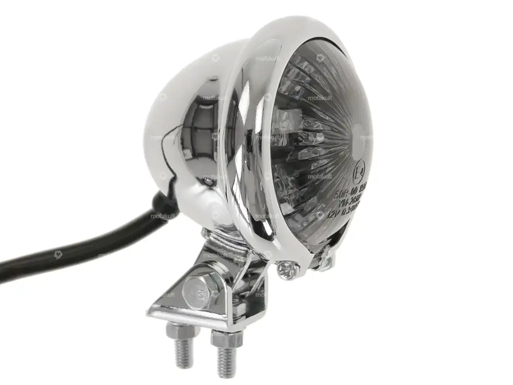 66HEROES Rücklicht «Minnesota» getönte Linse Chrom