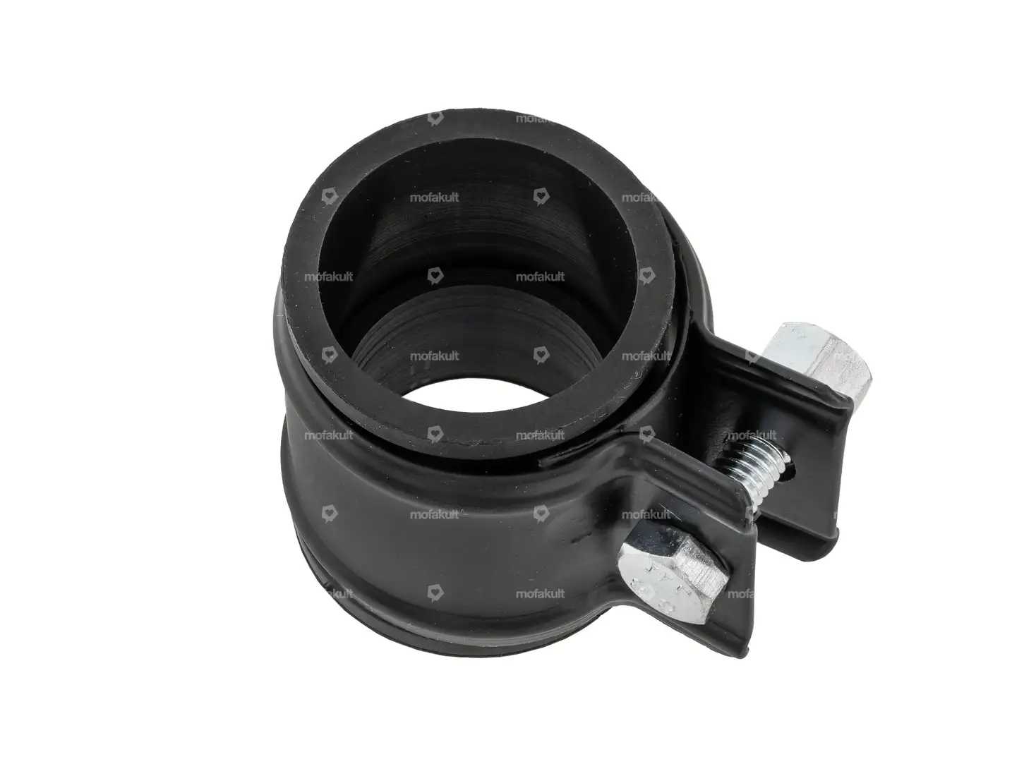 Auspuffklemme 28 mm schwarz mit FPM-Gummi (bis 200 °C hitzebeständig)