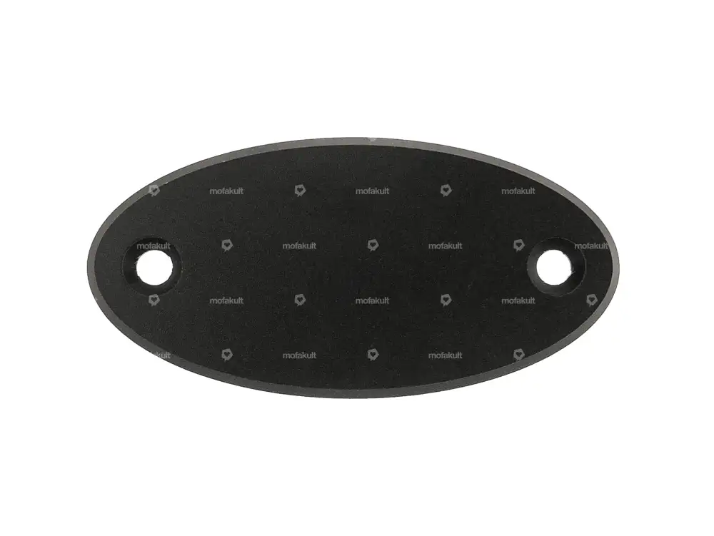 66HEROES Deckel CNC Alu schwarz eloxiert | Sachs 50/2, 50/3, 50/4