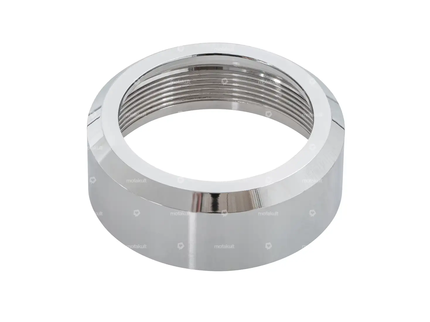 66HEROES Abdeckung Freilauf CNC Alu Chrom