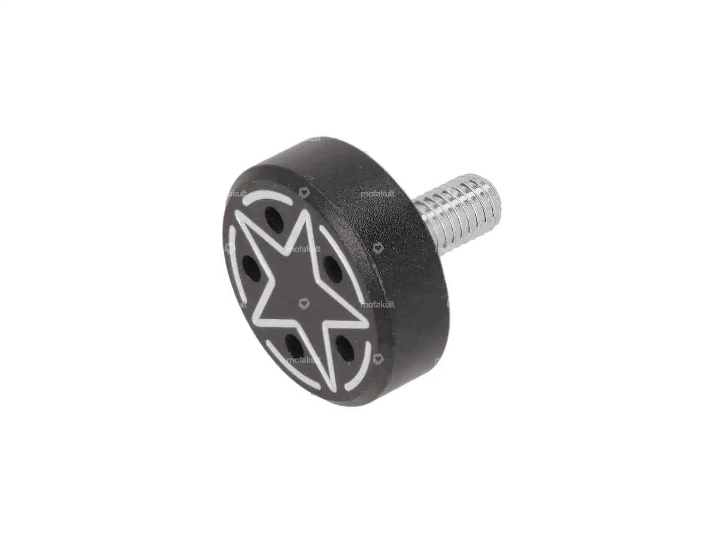 66HEROES Schraube Seitenschutz 11 mm Alu schwarz Star