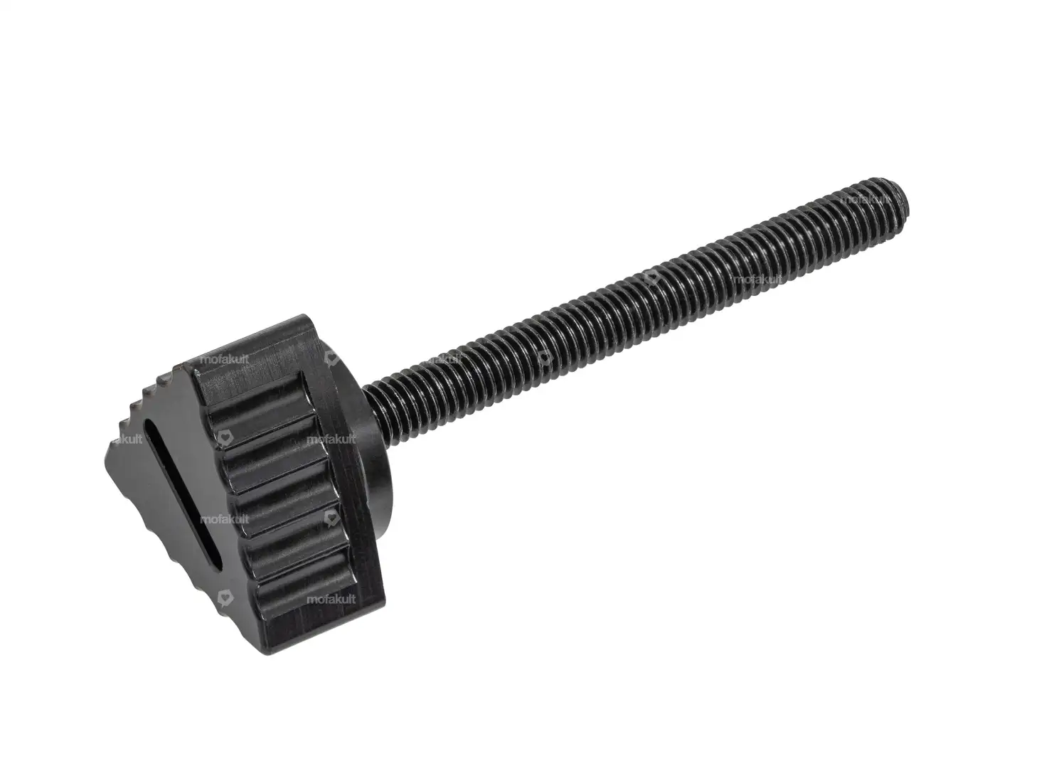 66HEROES Seitenschutzschraube CNC 50 mm Alu schwarz (Vollmaterial)