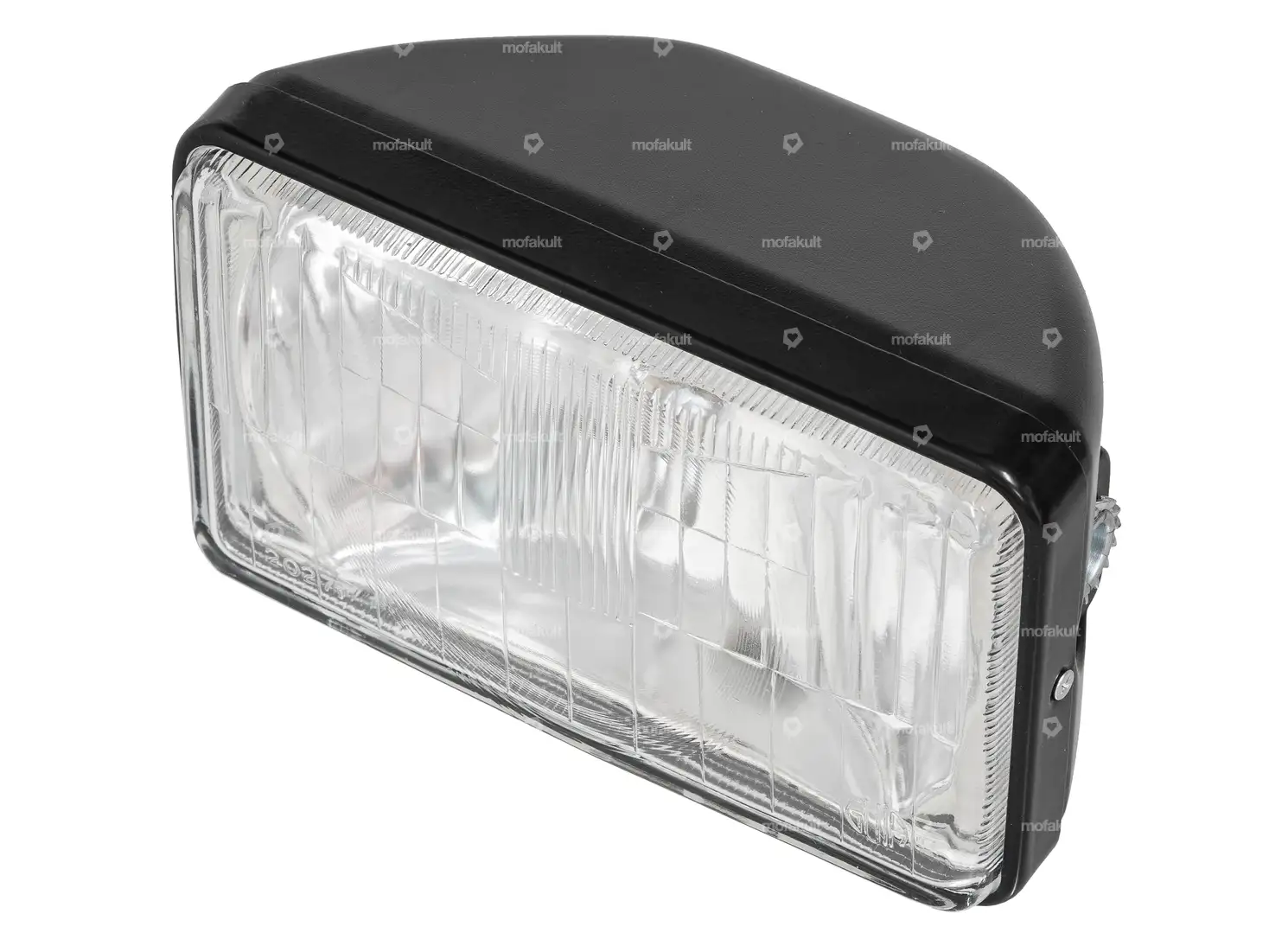 GUIA Scheinwerfer eckig 16.5 cm schwarz