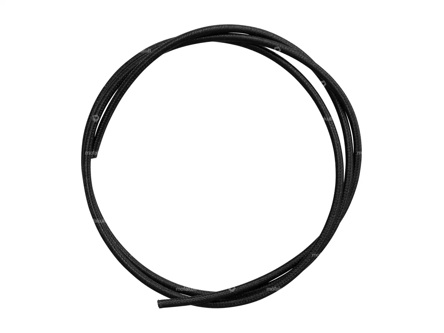 Stromkabel 1-adrig Textil 4 mm² (per Meter) schwarz