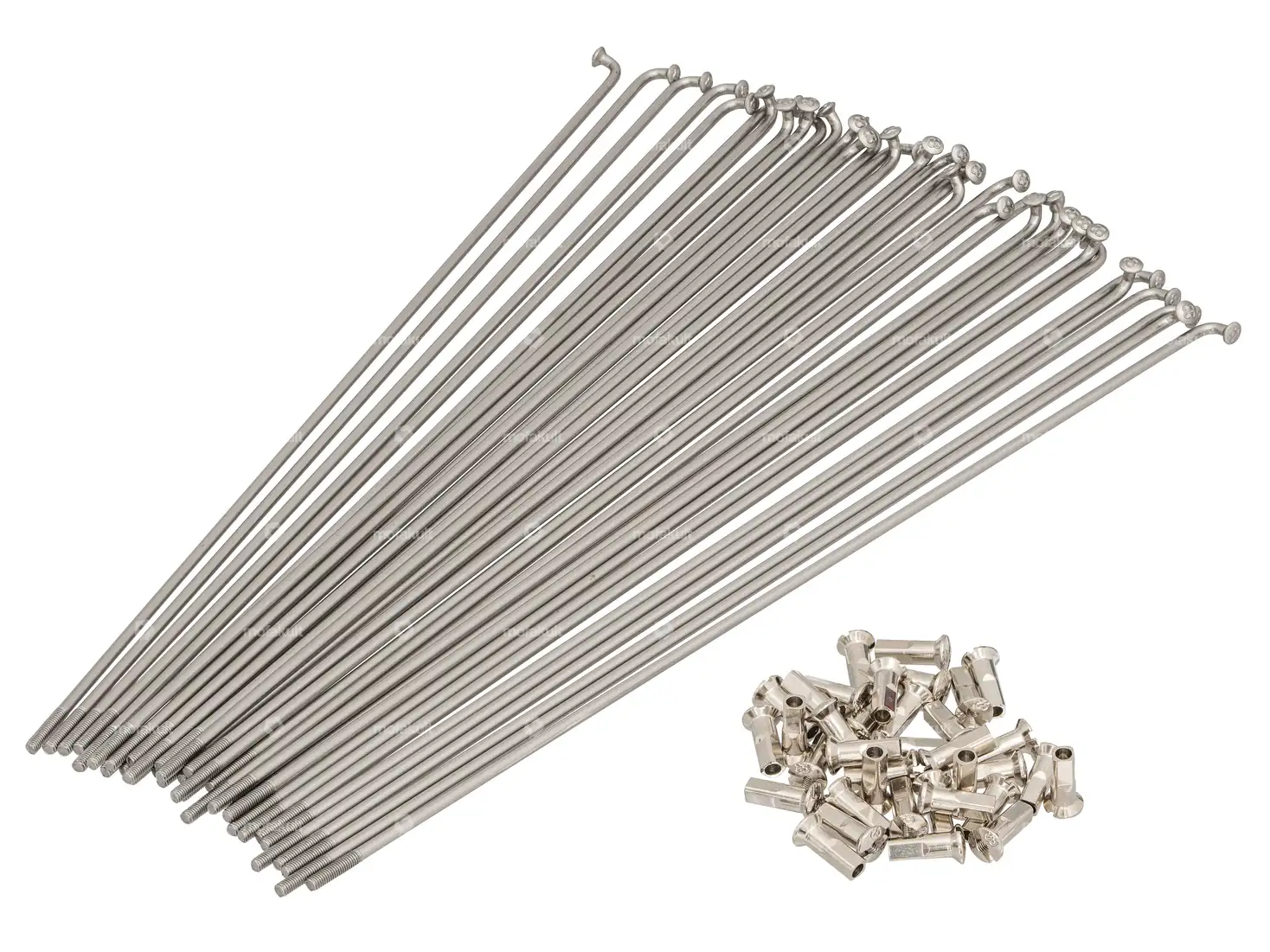 WWS 22" Speichen-Set inkl. Nippel (2.6 x 249 mm) Inox