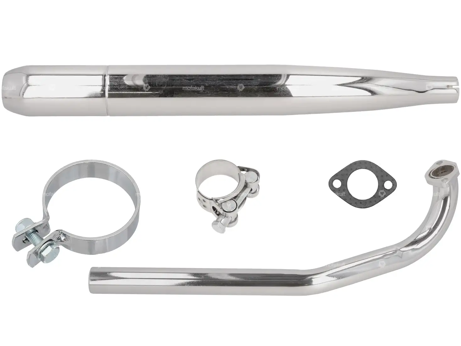 GPO Auspuff Zigarre Ø 28 / 60 mm | Puch X30 Velux