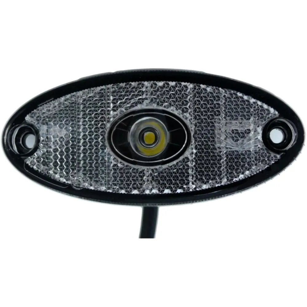 Positionsleuchte Anhänger LED weiß DC0.5 Meter Flatpoint II Aspöck