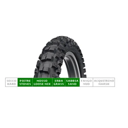 Post-Reifen. Minicross Geomax Mx52 80 / 100-12 Dunlop