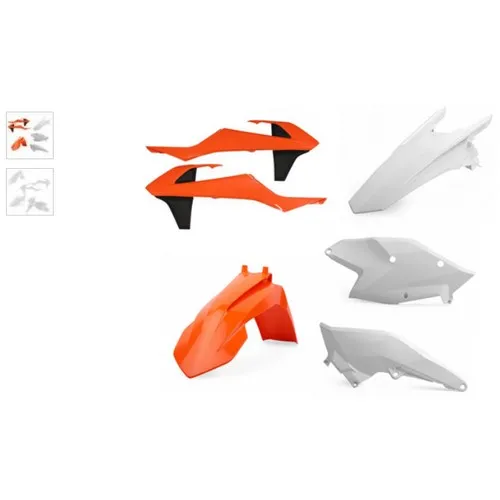 Kunststoff-Kit verschiedene Farben - Ktm Sx 125 2016-2018 - Ktm Sx 150 2016-2018 - Ktm Sx 250 2017-2018 - Ktm Sxf 250 2016-2018 - Ktm Sxf 350 2016-2018 - Ktm Sxf 450 2016-2018