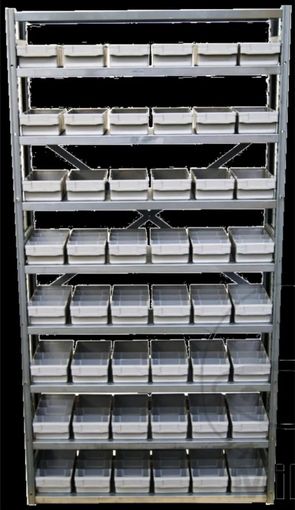 Fachbodenregal verzinkt 4026303722018