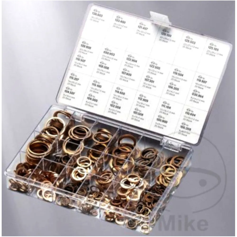 Dichtring Sortiment Kupfer ID 600 teilig