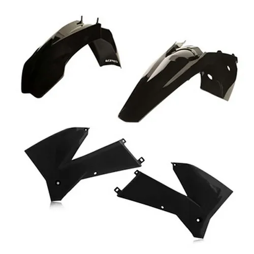 Kunststoffkit Farbe schwarz - Ktm Sx 125 2005-2006 - Ktm Sx 250 2005-2006 - Ktm Sxf 250 2005-2006 - Ktm Sxf 450 2005-2006 - Ktm Sxf 525 2005-2006