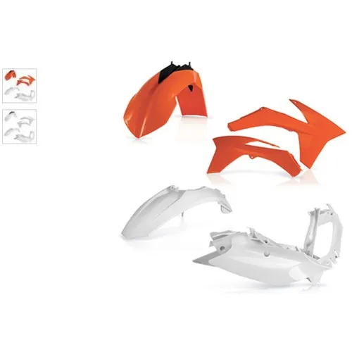 Kunststoff-Kit verschiedene Farben - Ktm Sx 125 2011-2012 - Ktm Sx 150 2011-2012 - Ktm Sx 250 2011-2012 - Ktm Sxf 250 2011-2012 - Ktm Sxf 350 2011-2012 - Ktm Sxf 450 2011-2012