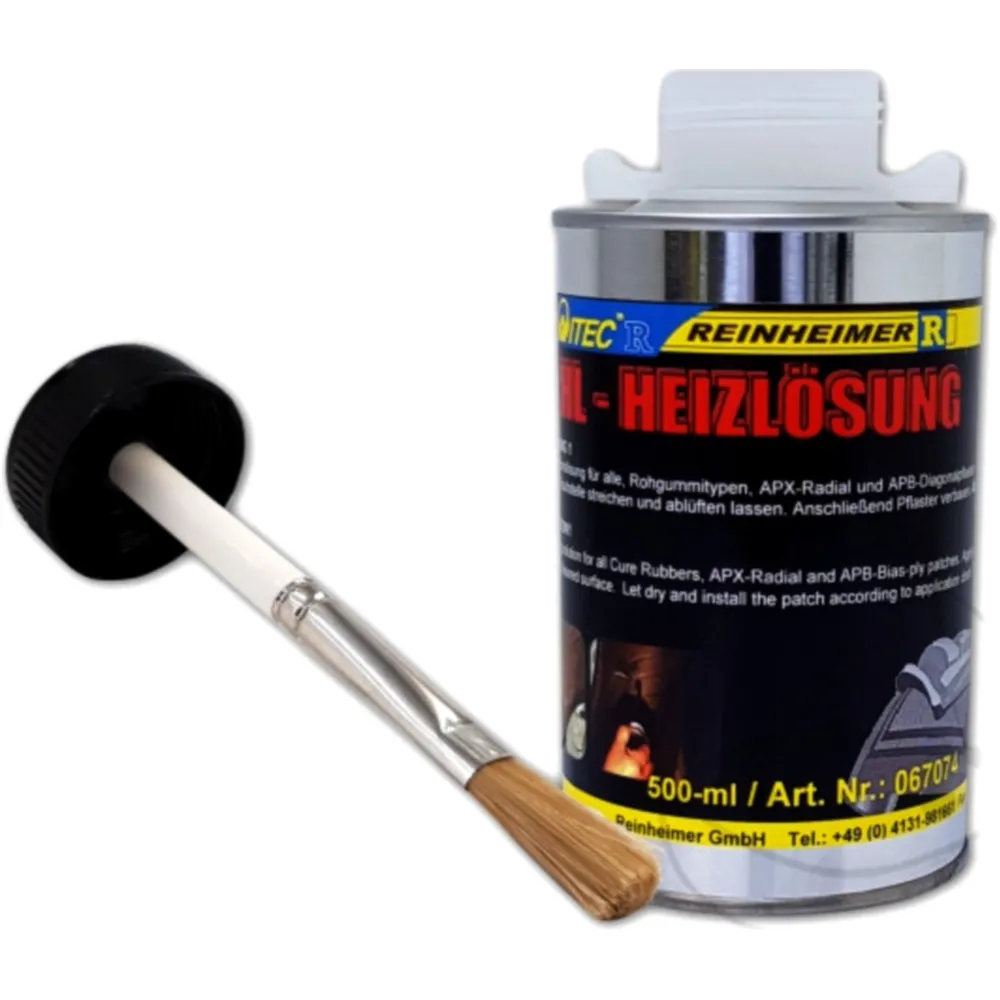 Vulkanisier-Flüssigkeit heiss