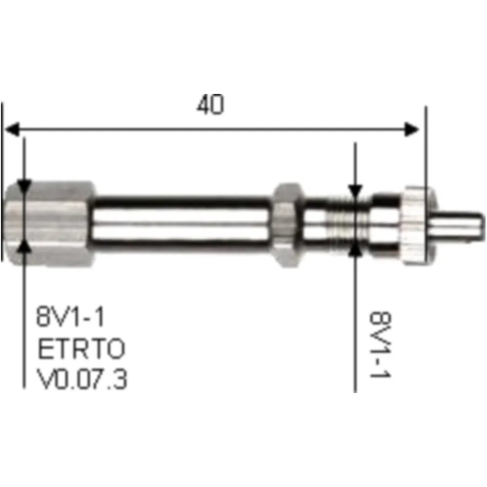 Ventilverlängerung Metall starr 072122
