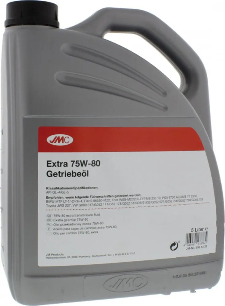 Getriebeöl 75W80 5 Liter JMC