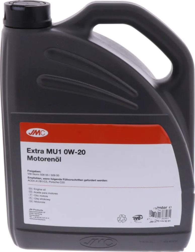 Engine oil 0w20 mu1 5l jmc