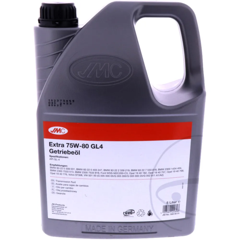 GEAR OIL GL4 75W80 5L JMC