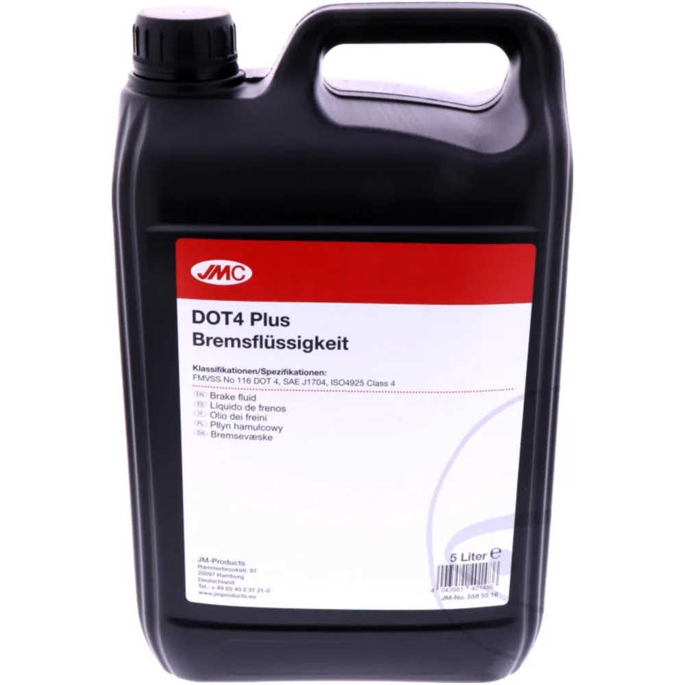 Bremsflüssigkeit DOT 4 Plus 5 Liter JMC