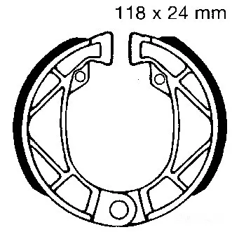 Bremsbacken hinten EBC 995 inkl. Federn-204020541