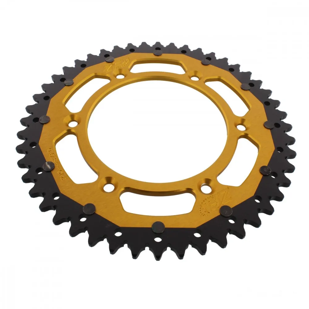 Kettenrad Teilung 520 Zähne 48 Alu-Dual gold ZF ZFD-210-48-GLD-104071041