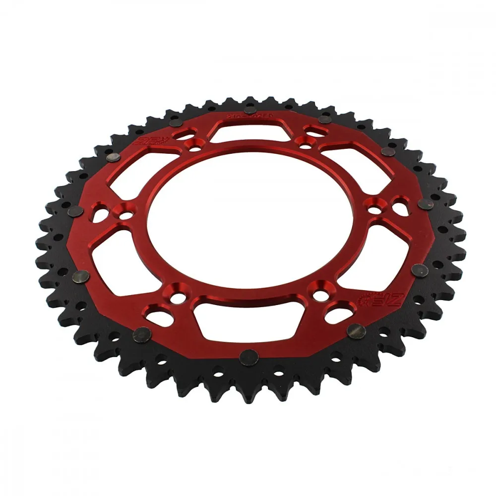 Kettenrad Teilung 520 Zähne 50 Alu-Dual rot ZF ZFD-210-50-RED-104071048